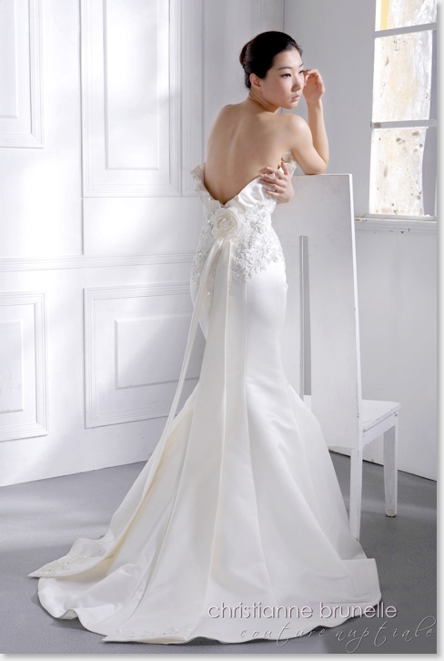 low back wedding dress